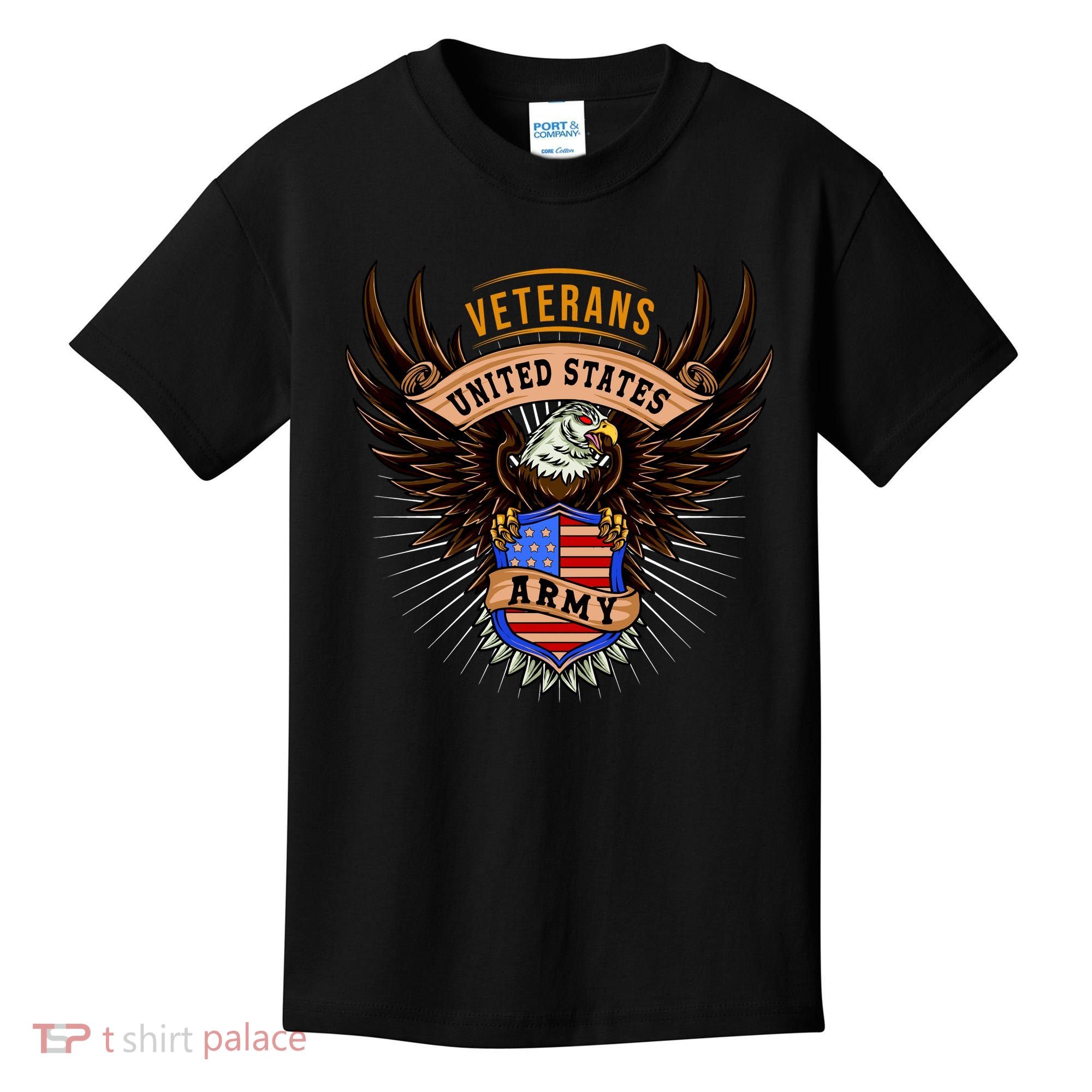 Army Veterans United States Kids T-Shirt