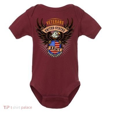 Army Veterans United States Baby Bodysuit
