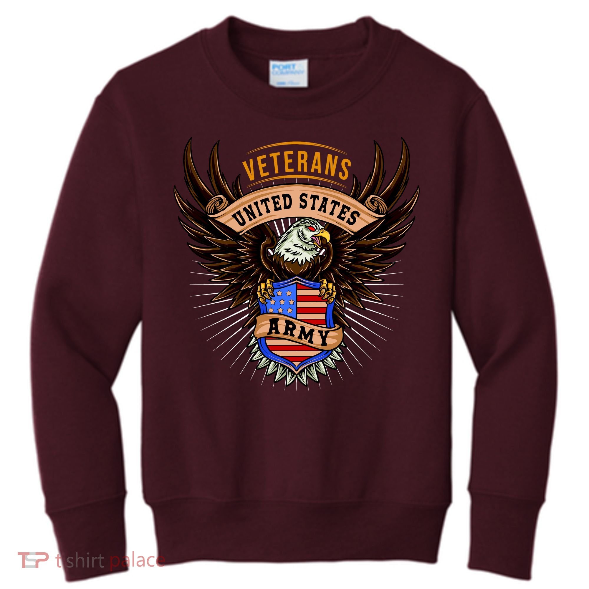 Army Veterans United States Kids Sweatshirt