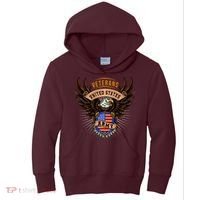 Army Veterans United States Kids Hoodie thumb 0