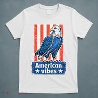 American Vibes USA Vintage Patriotic Eagle T-Shirt thumb 5