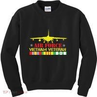 Air Vietnam Veteran Usaf Veteran B52 Vietnam War Kids Sweatshirt thumb 0