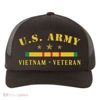 Army Vietnam Veteran Yupoong Adult 5-Panel Trucker Hat thumb 0