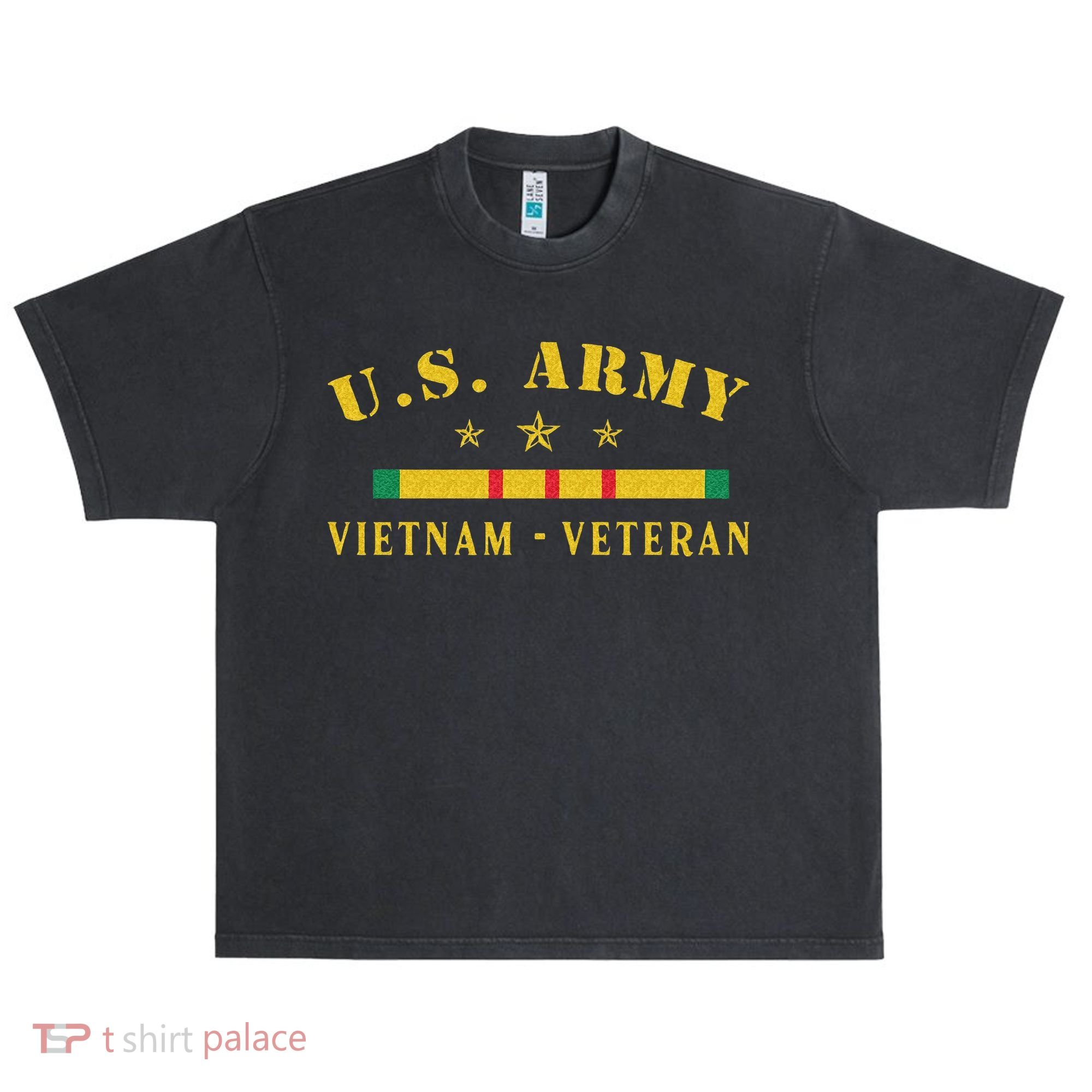 Army Vietnam Veteran Urban Oversized Heavyweight T-Shirt