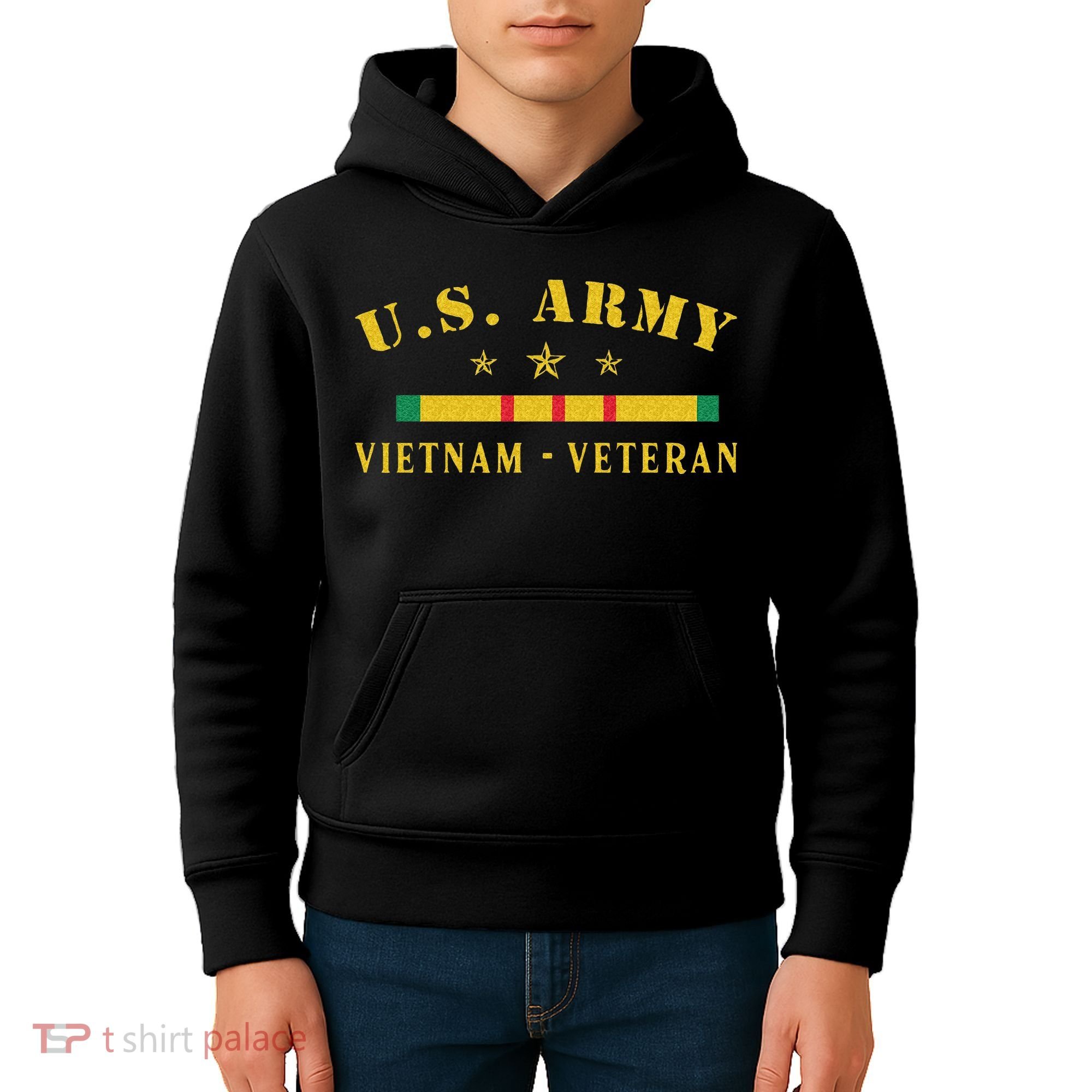 Army Vietnam Veteran Kids Hoodie