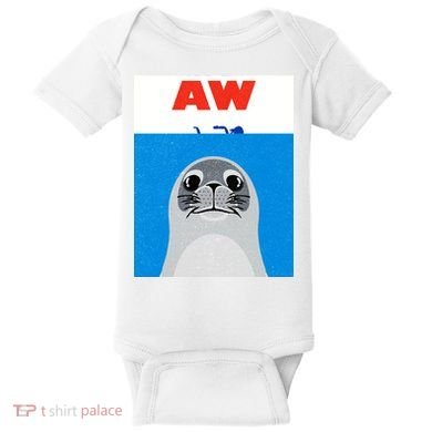 Aw Seal Baby Bodysuit