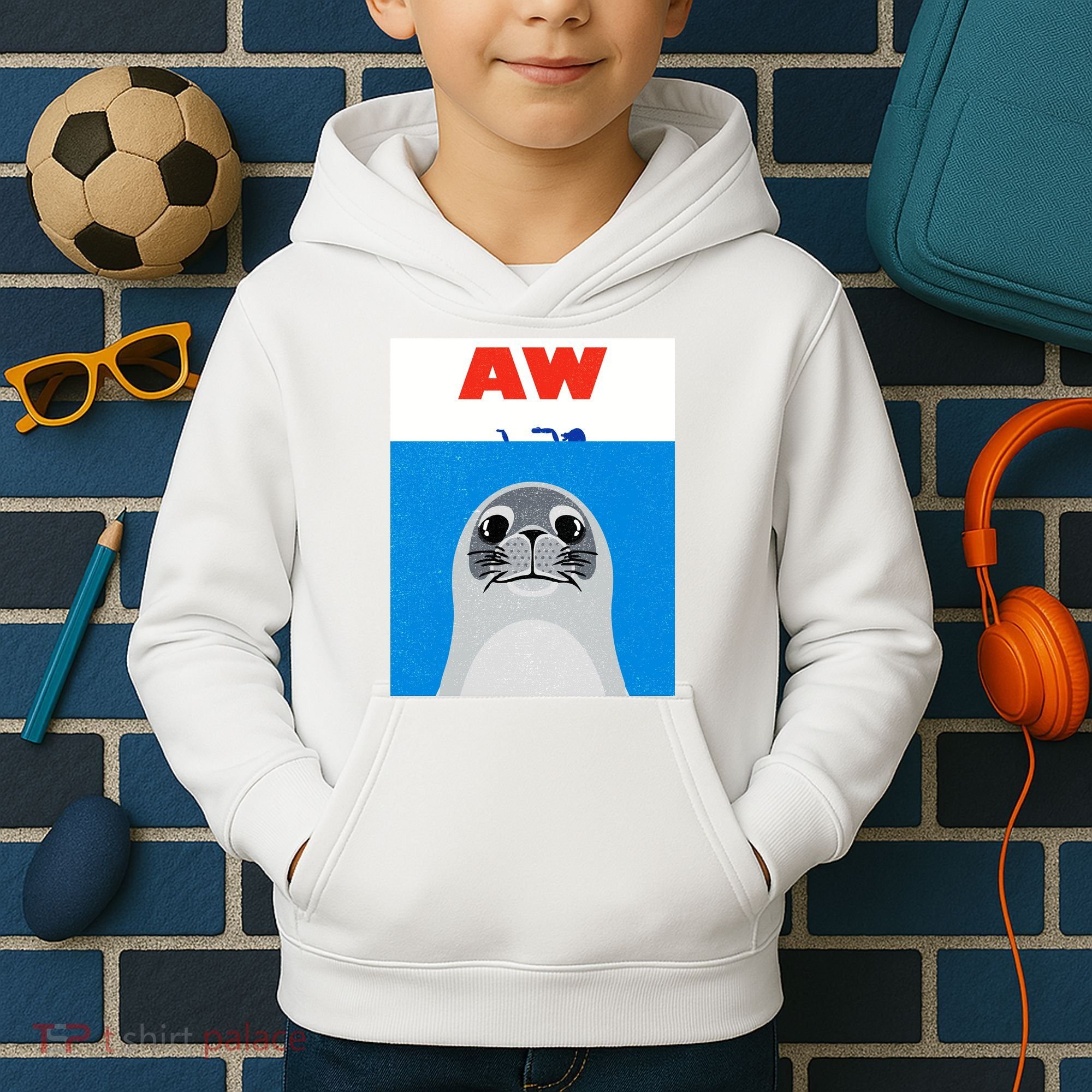 Aw Seal Kids Hoodie
