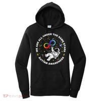 Autism We Are All Under The Same Stars Space Astronaut Women's Hoodie thumb 0