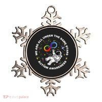 Autism We Are All Under The Same Stars Space Astronaut Ornament thumb 0