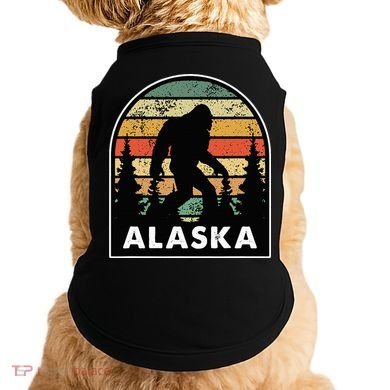 Alaska With A Bigfoot Or A Sasquatch Doggie Tank