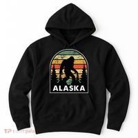 Alaska With A Bigfoot Or A Sasquatch Hoodie thumb 0