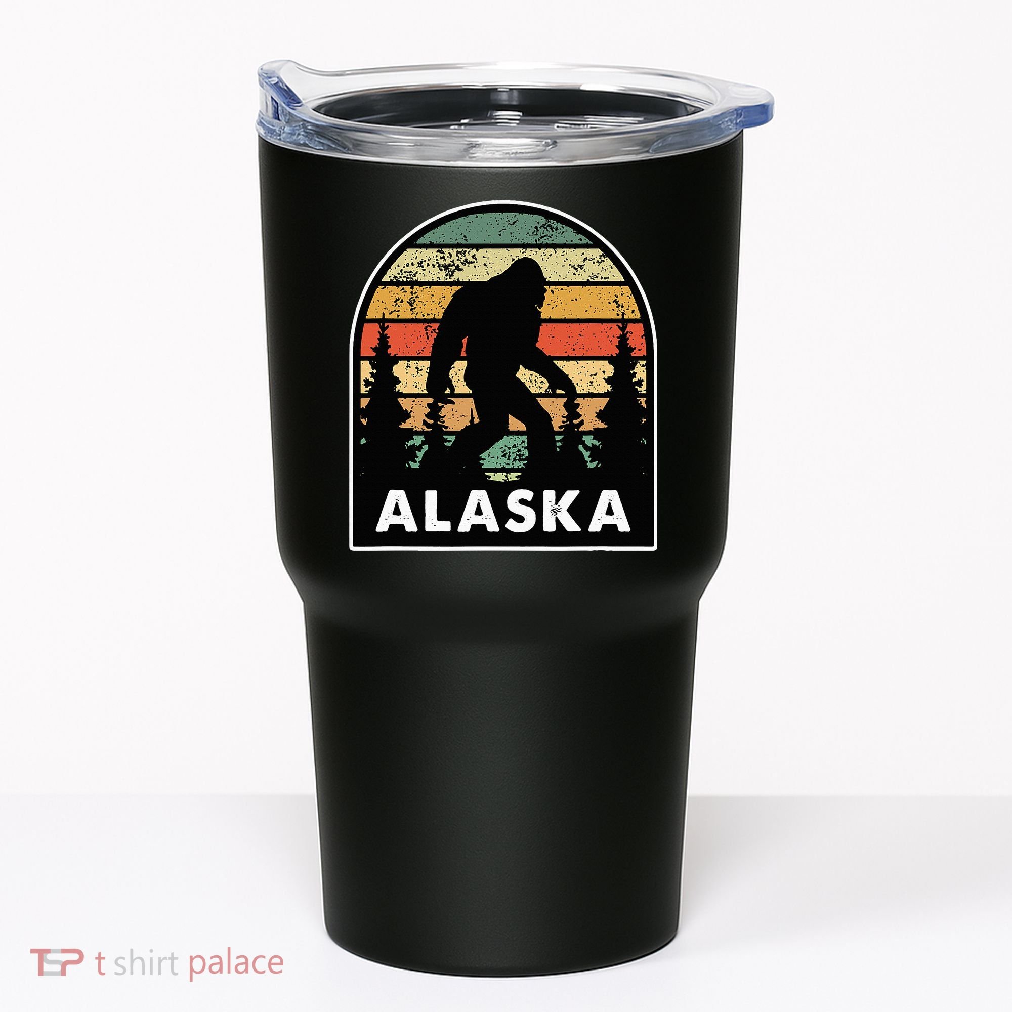 Alaska With A Bigfoot Or A Sasquatch Tumbler