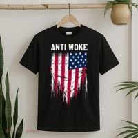 Anti Woke American Flag Patriotic Cancel Cancel Culture T-Shirt thumb 2
