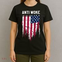 Anti Woke American Flag Patriotic Cancel Cancel Culture T-Shirt thumb 4