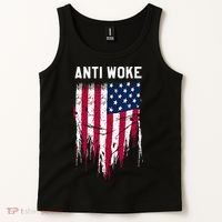 Anti Woke American Flag Patriotic Cancel Cancel Culture Tank Top thumb 2