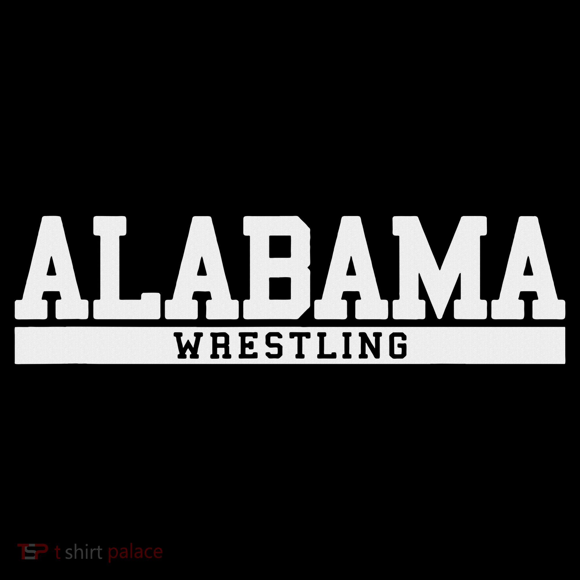 Alabama Wrestling Button