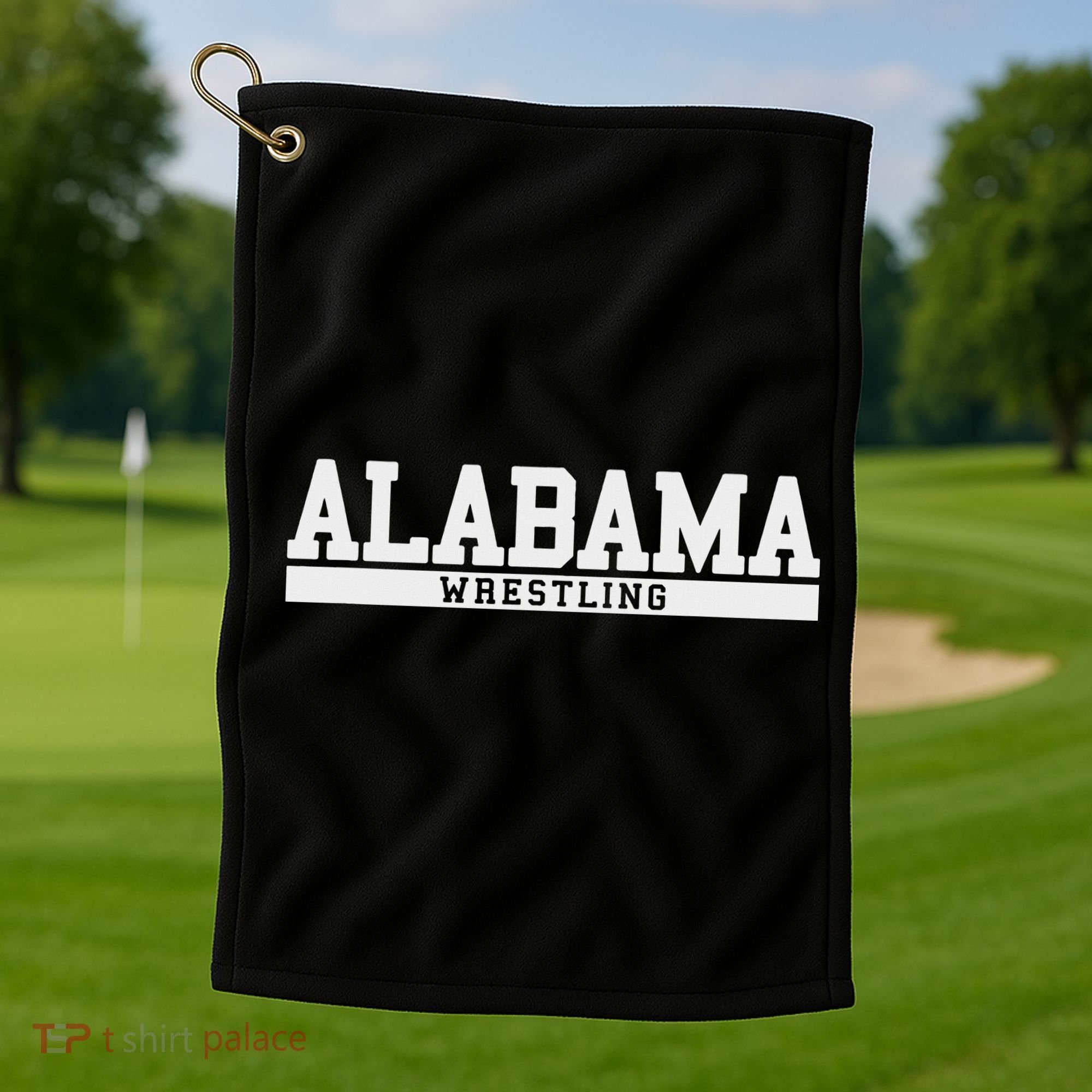 Alabama Wrestling Golf Towel