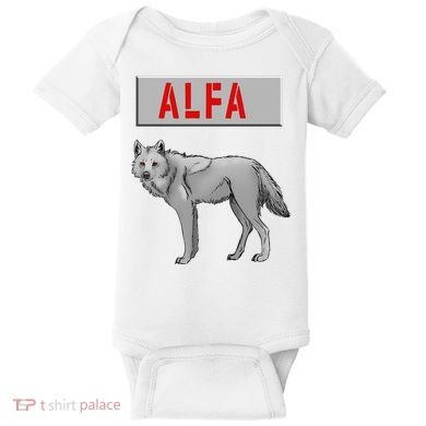 ALFA Wolf Baby Bodysuit