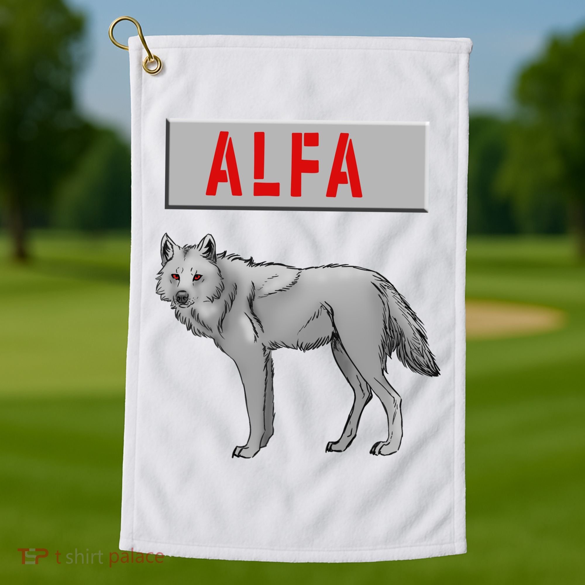 ALFA Wolf Golf Towel