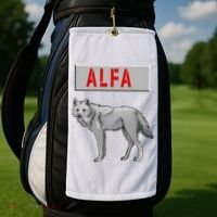 ALFA Wolf Golf Towel thumb 2