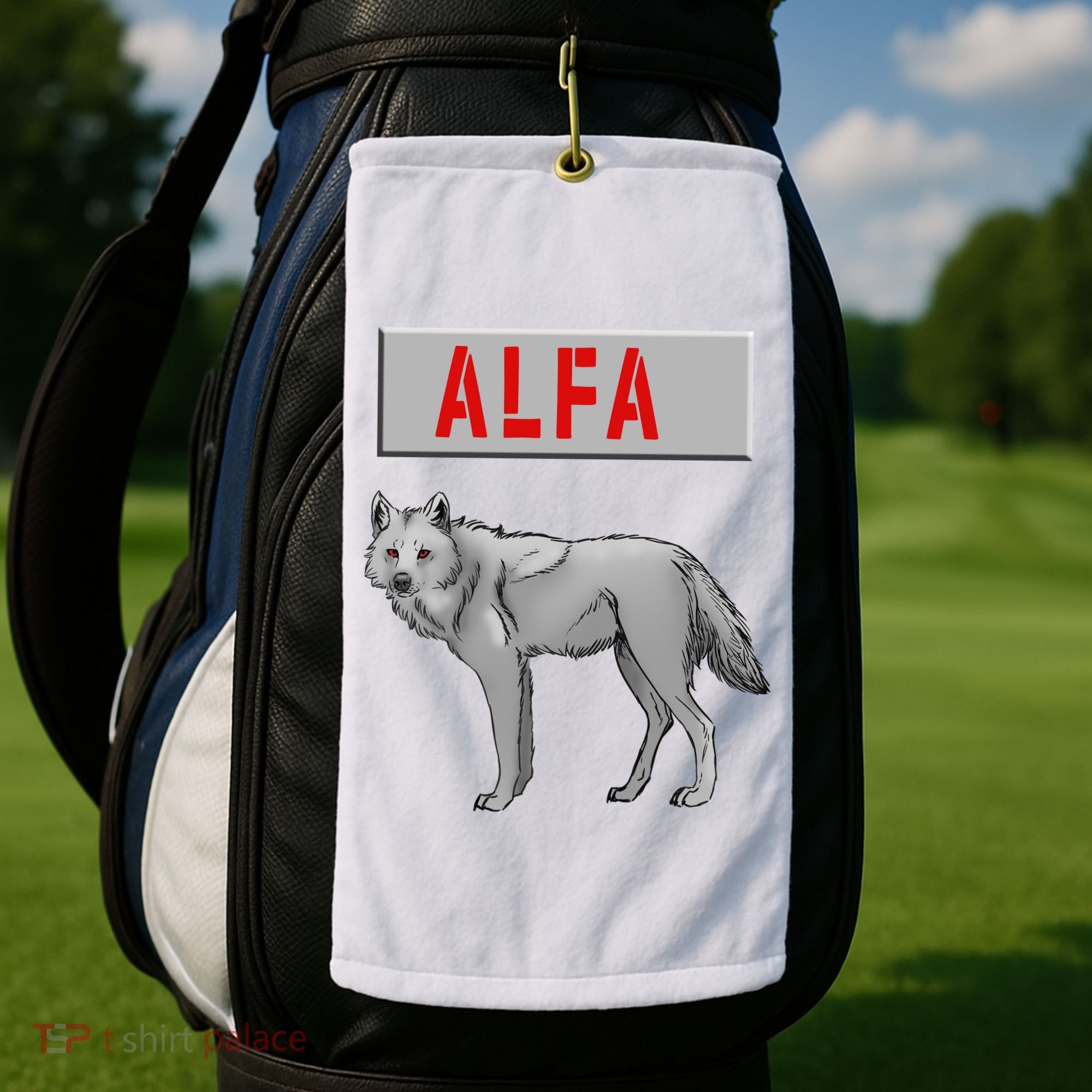 ALFA Wolf Golf Towel