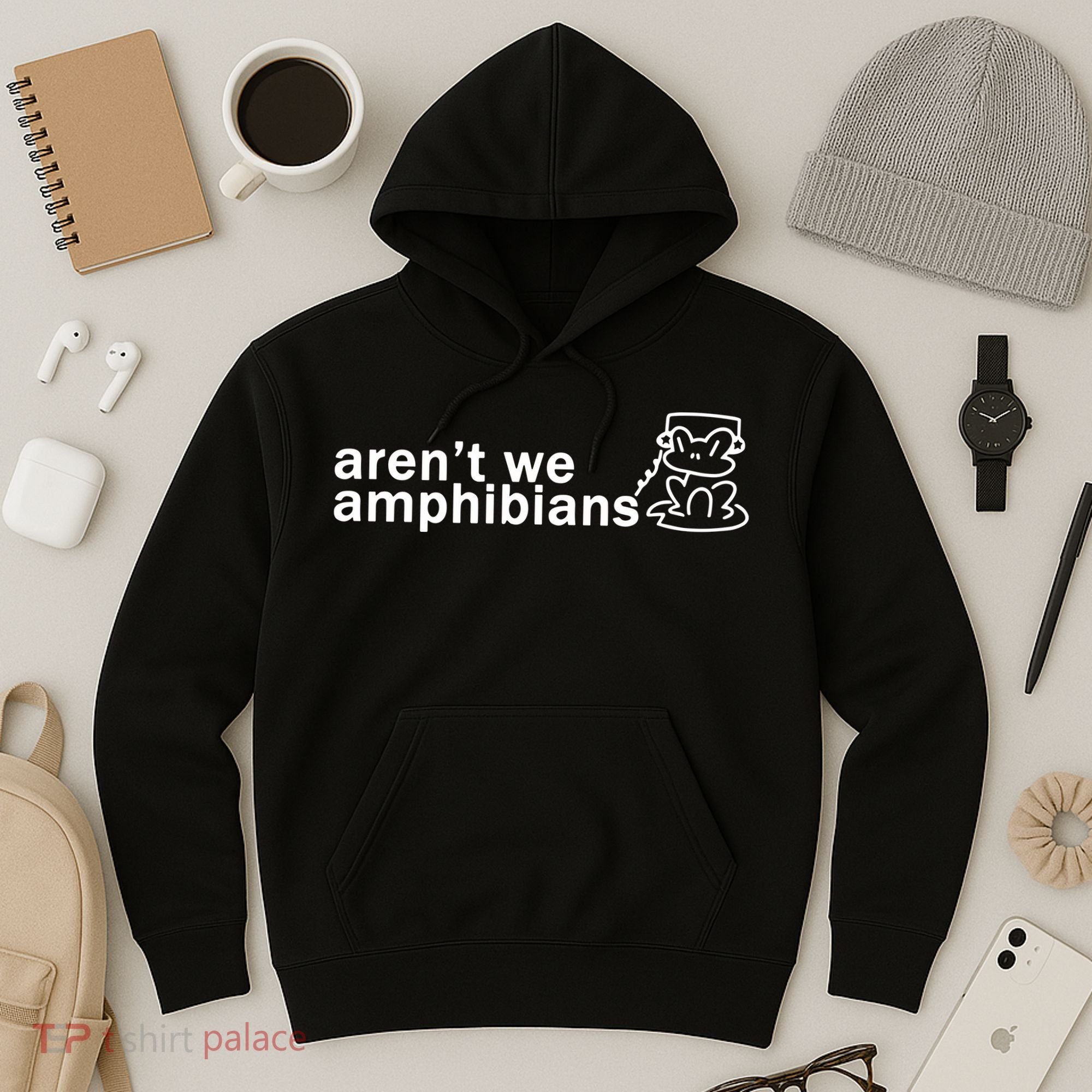 ArenT We Amphibians Frog Hoodie