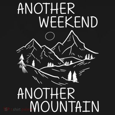 Another Weekend Another Mountain Cropped Pullover Crew