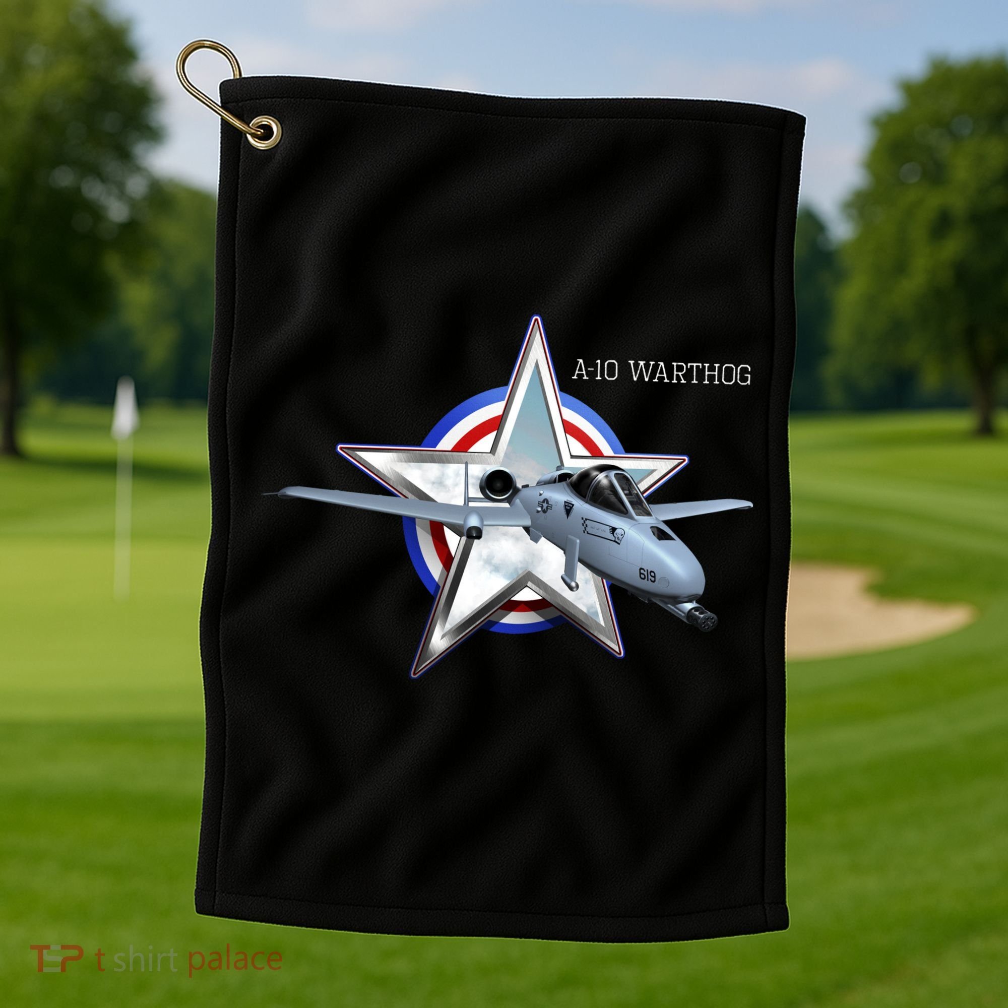 A10 Warthog Golf Towel