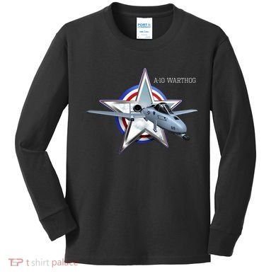 A10 Warthog Kids Long Sleeve Shirt