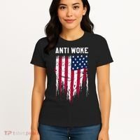 Anti Woke American Flag Patriotic Cancel Cancel Culture Women's T-Shirt thumb 4
