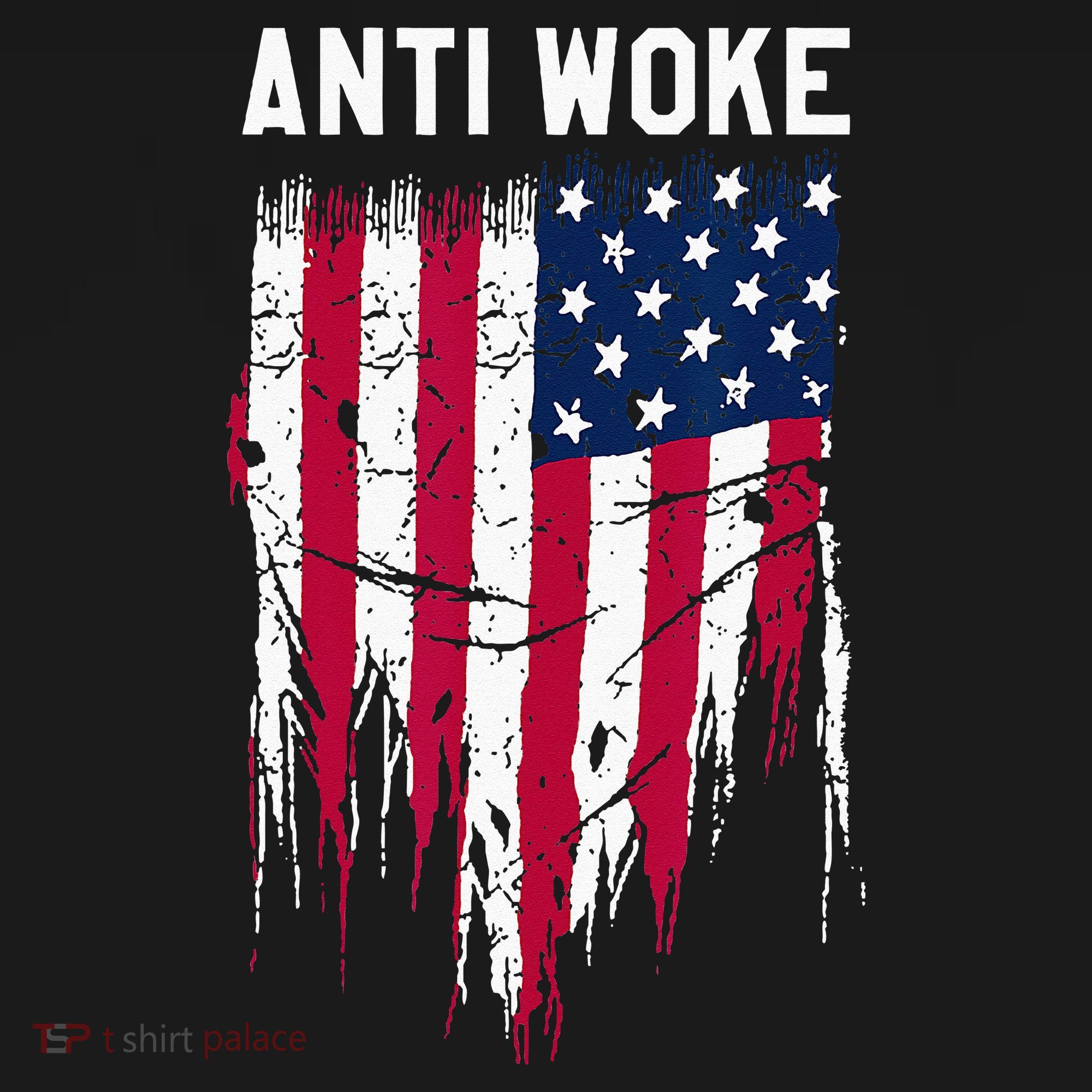 Anti Woke American Flag Patriotic Cancel Cancel Culture Women's T-Shirt