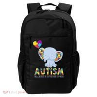Autism Walking A Different Path Elephant Backpack thumb 0