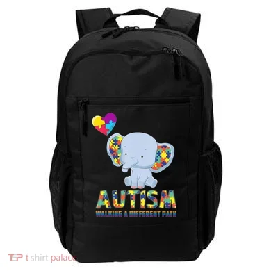 Autism Walking A Different Path Elephant Backpack