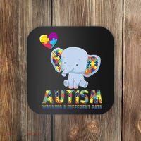 Autism Walking A Different Path Elephant Coaster thumb 0