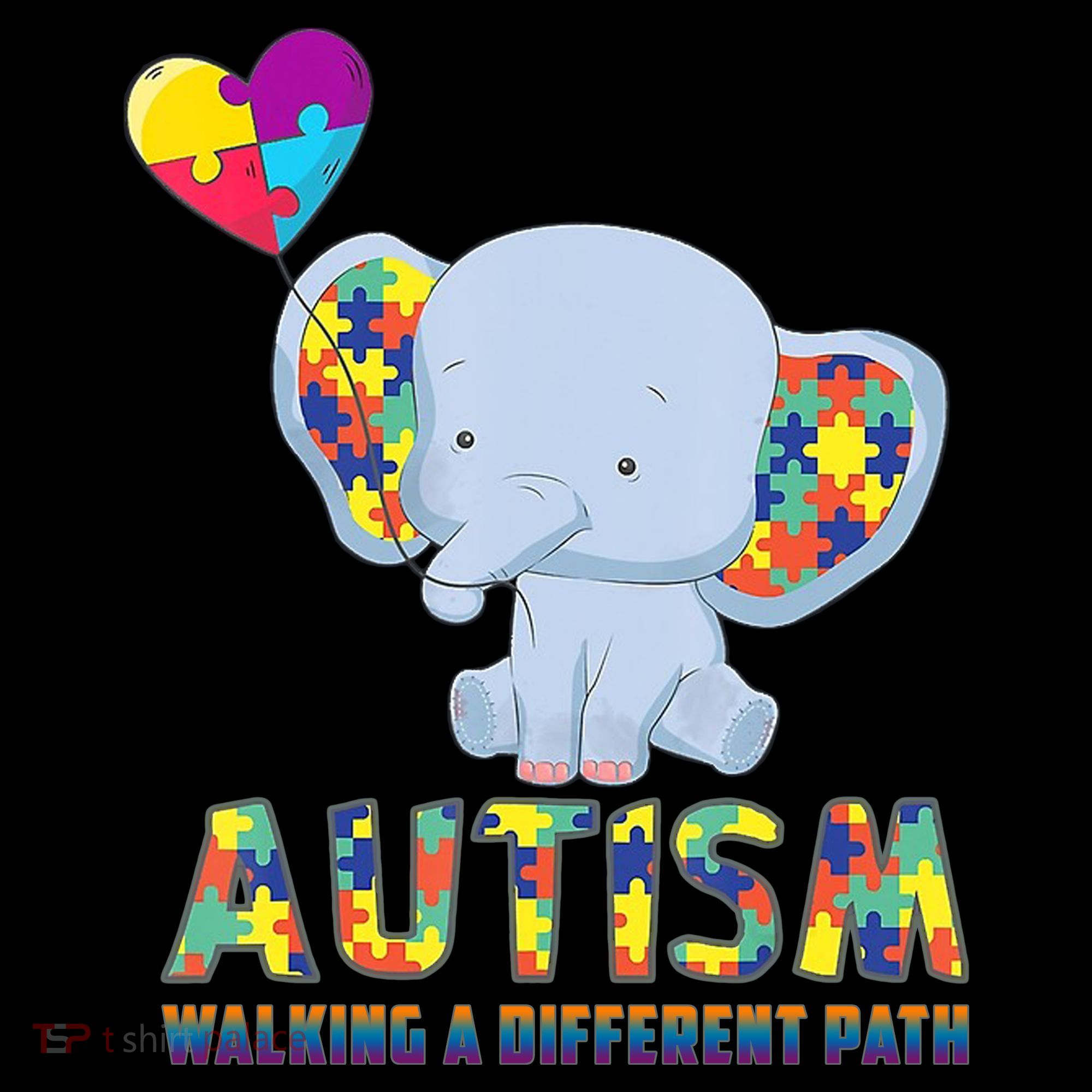 Autism Walking A Different Path Elephant Coaster