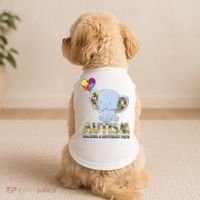 Autism Walking A Different Path Elephant Doggie Tank thumb 2