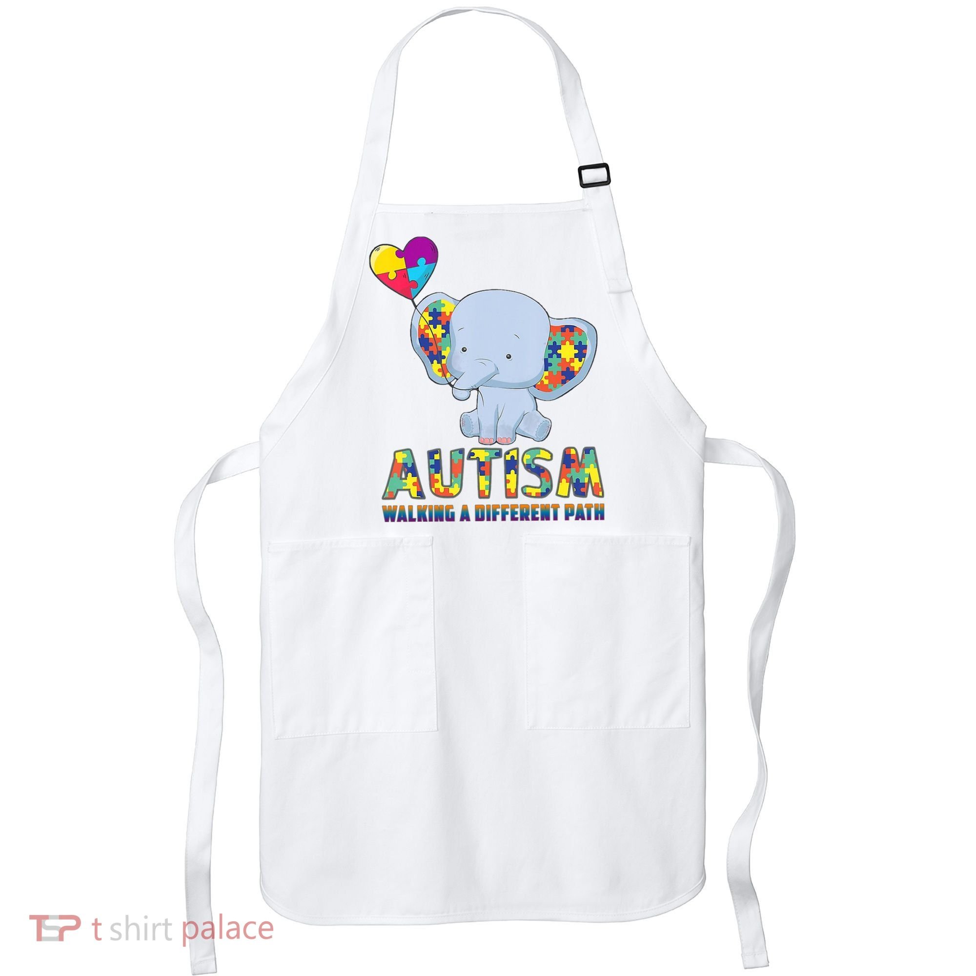 Autism Walking A Different Path Elephant Apron