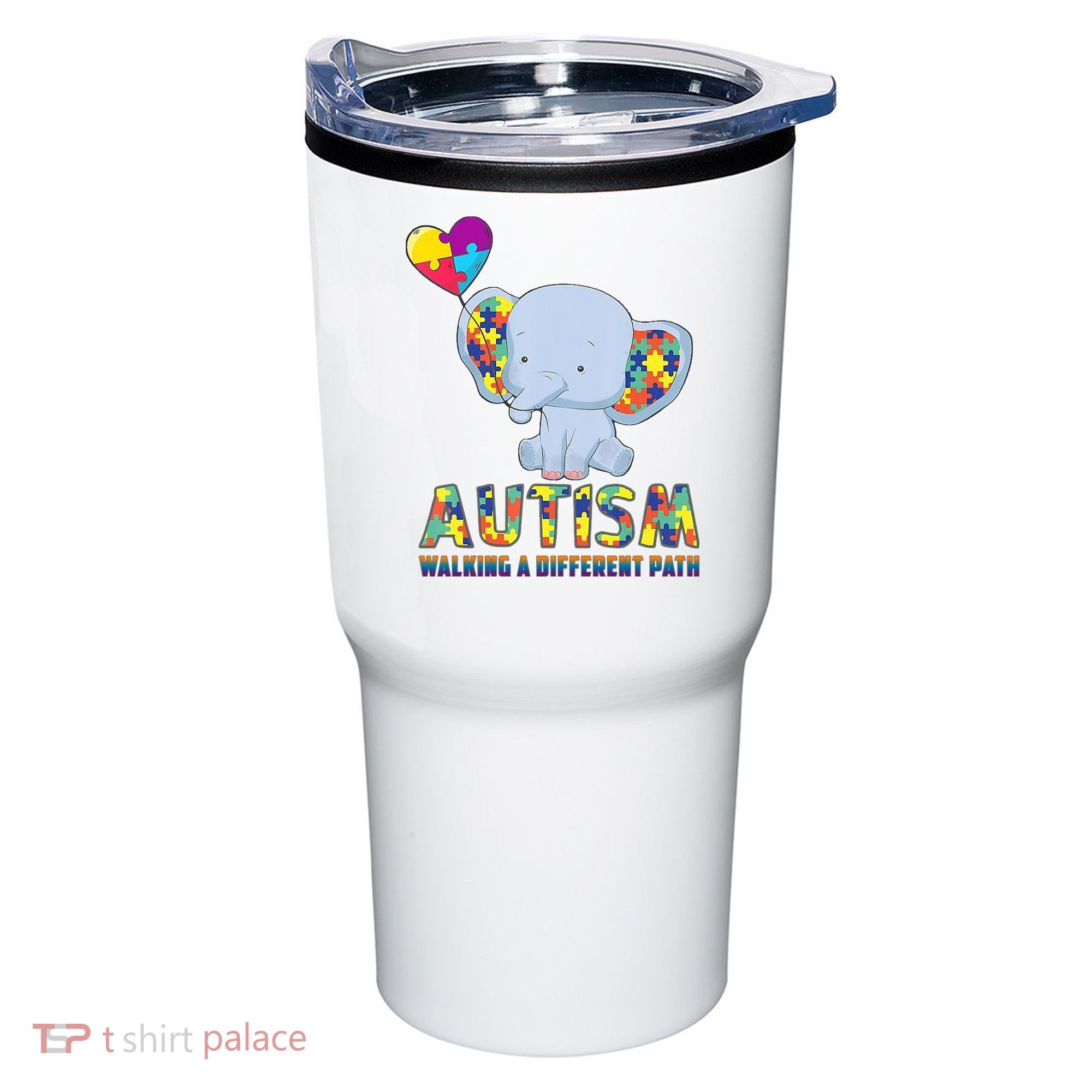 Autism Walking A Different Path Elephant Tumbler