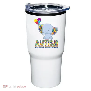 Autism Walking A Different Path Elephant Tumbler
