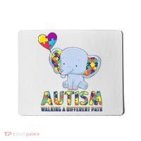 Autism Walking A Different Path Elephant Mousepad thumb 0