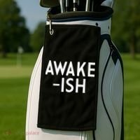 Awake-ish Golf Towel thumb 2