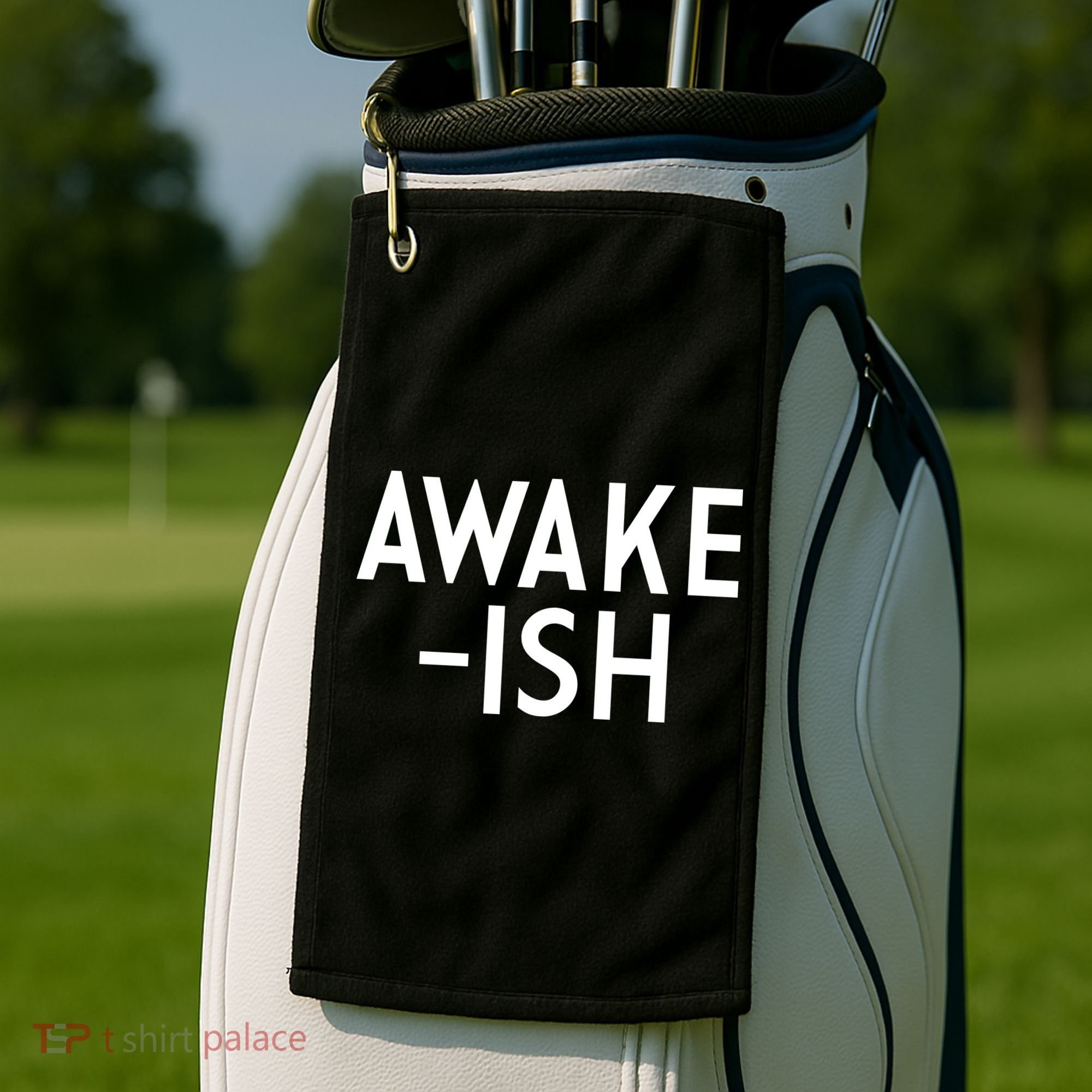 Awake-ish Golf Towel