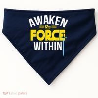 Awaken The Force Within Christian USA-Made Doggie Bandana thumb 0