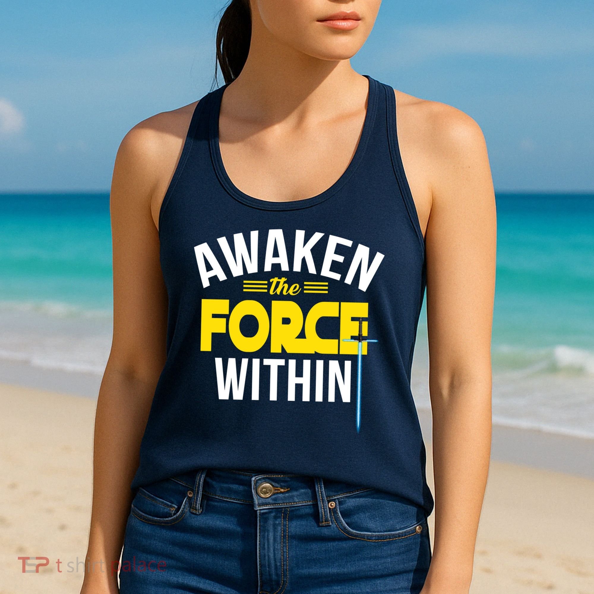Awaken The Force Within Christian Women's Tank Top