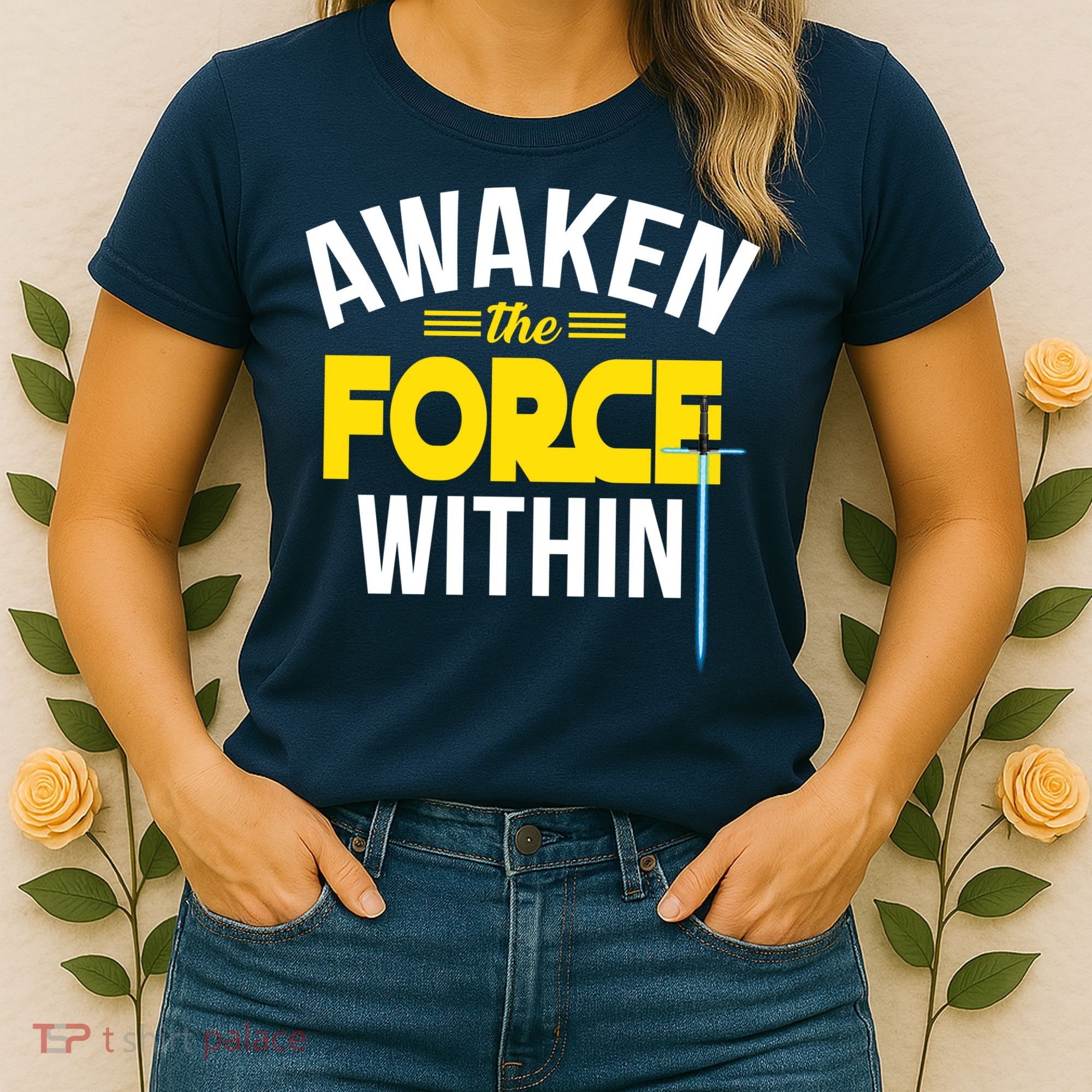 Awaken The Force Within Christian Women's T-Shirt