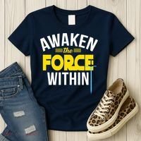 Awaken The Force Within Christian Women's T-Shirt thumb 3