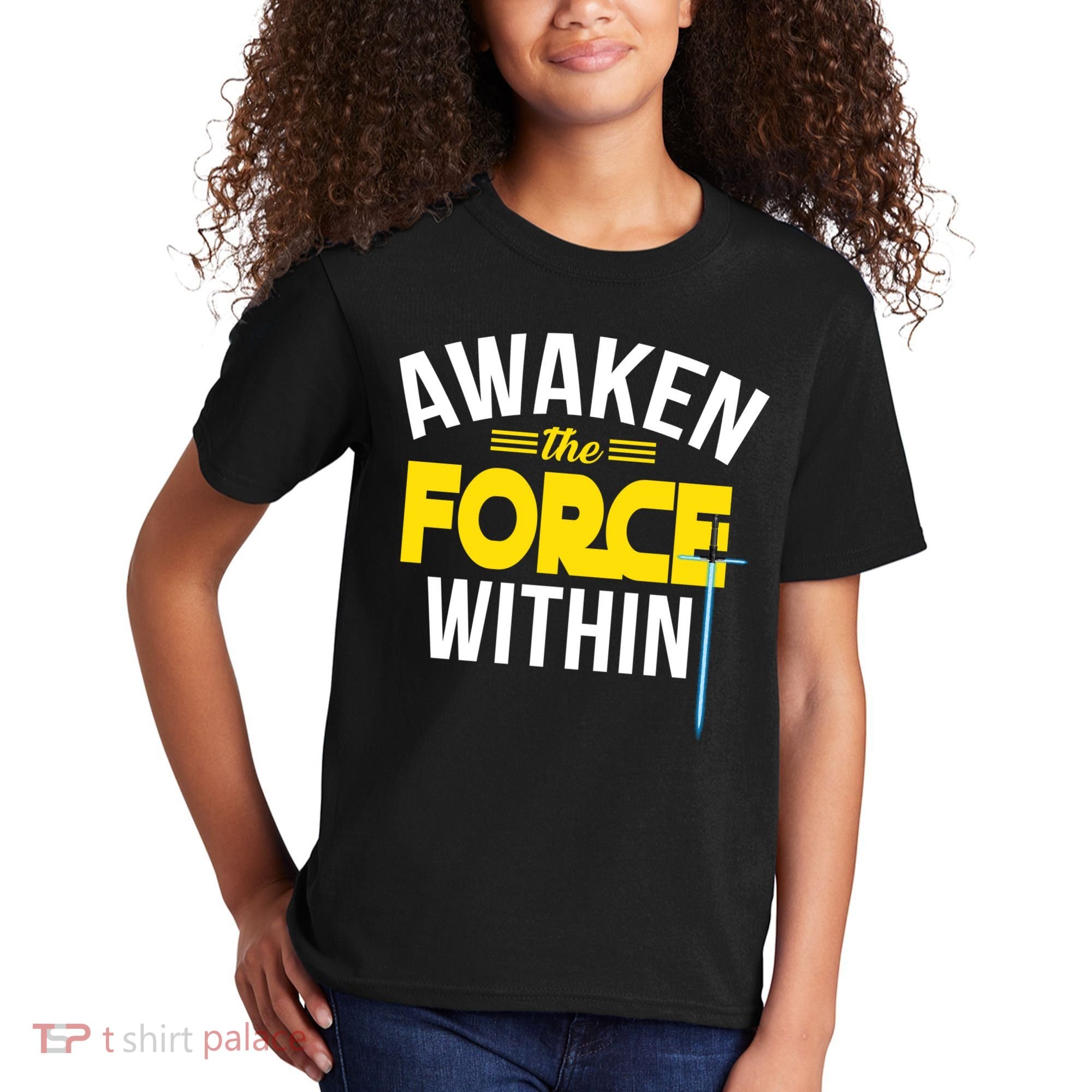 Awaken The Force Within Christian Kids T-Shirt