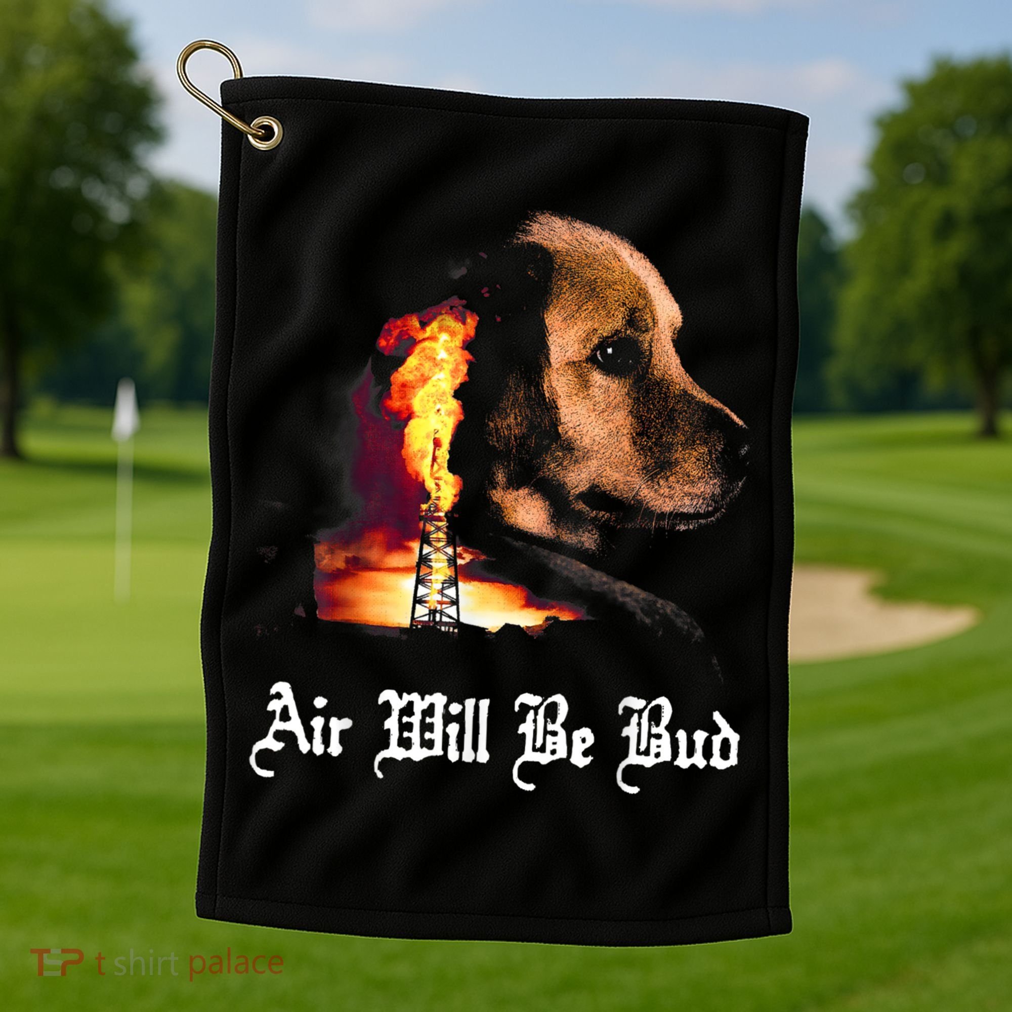 Air Will Be Blud Golf Towel