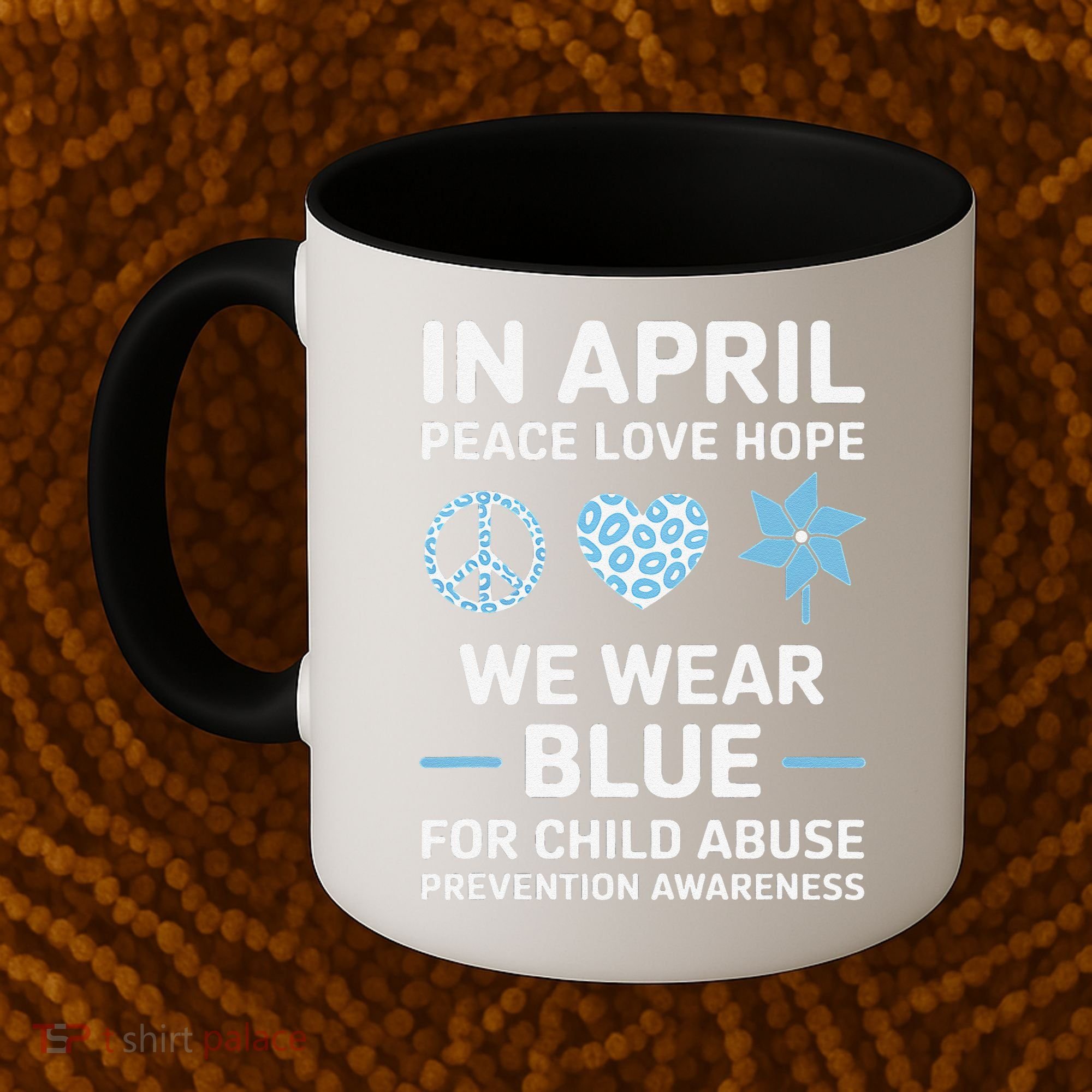 April Wear Blue Child Abuse Prevention Child Abuse Coffee Mug
