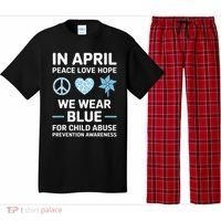 April Wear Blue Child Abuse Prevention Child Abuse Pajama Set thumb 0